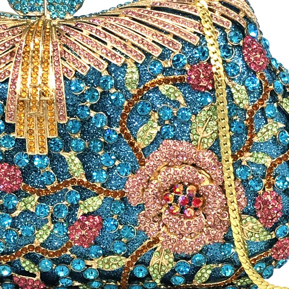 Hot selling Crystal Gown Rhinestone Purse Dress Elegant Clutches Banquet Stone Evening Clutch bags for women