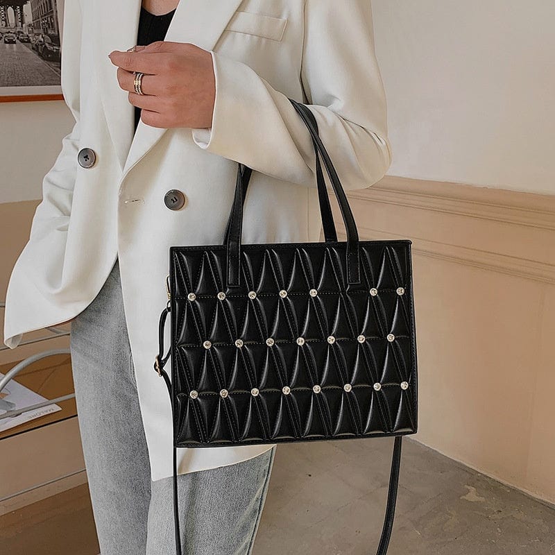 Hot Selling Custom Large PU Leather Women's Tote Bags Handbags Fashion Crossbody Ladies Hand Bags 2022