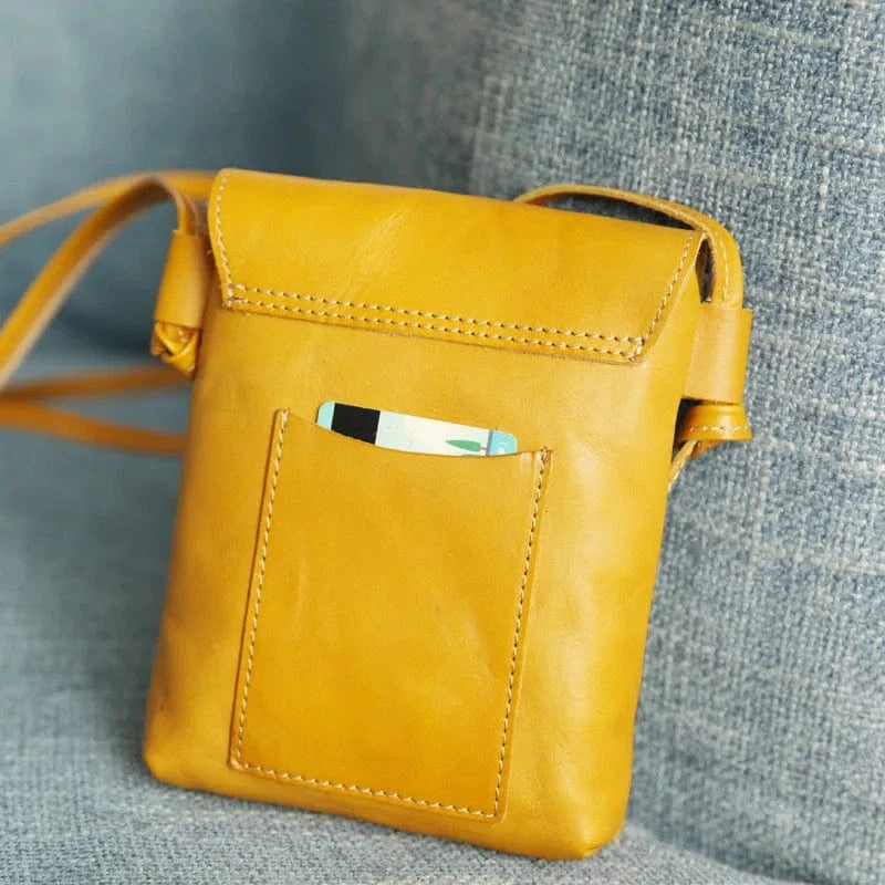Hot Selling Cute Small Genuine Leather Phone Sling Bag Casual Everyday Phone Bag Crossbody Bag For Women