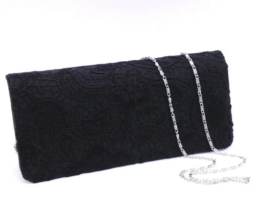 Hot Selling Fashionable Satin Satin Lace Dinner Bridal One Shoulder Fashion Korean Banquet Bag Clutch Evening Bag