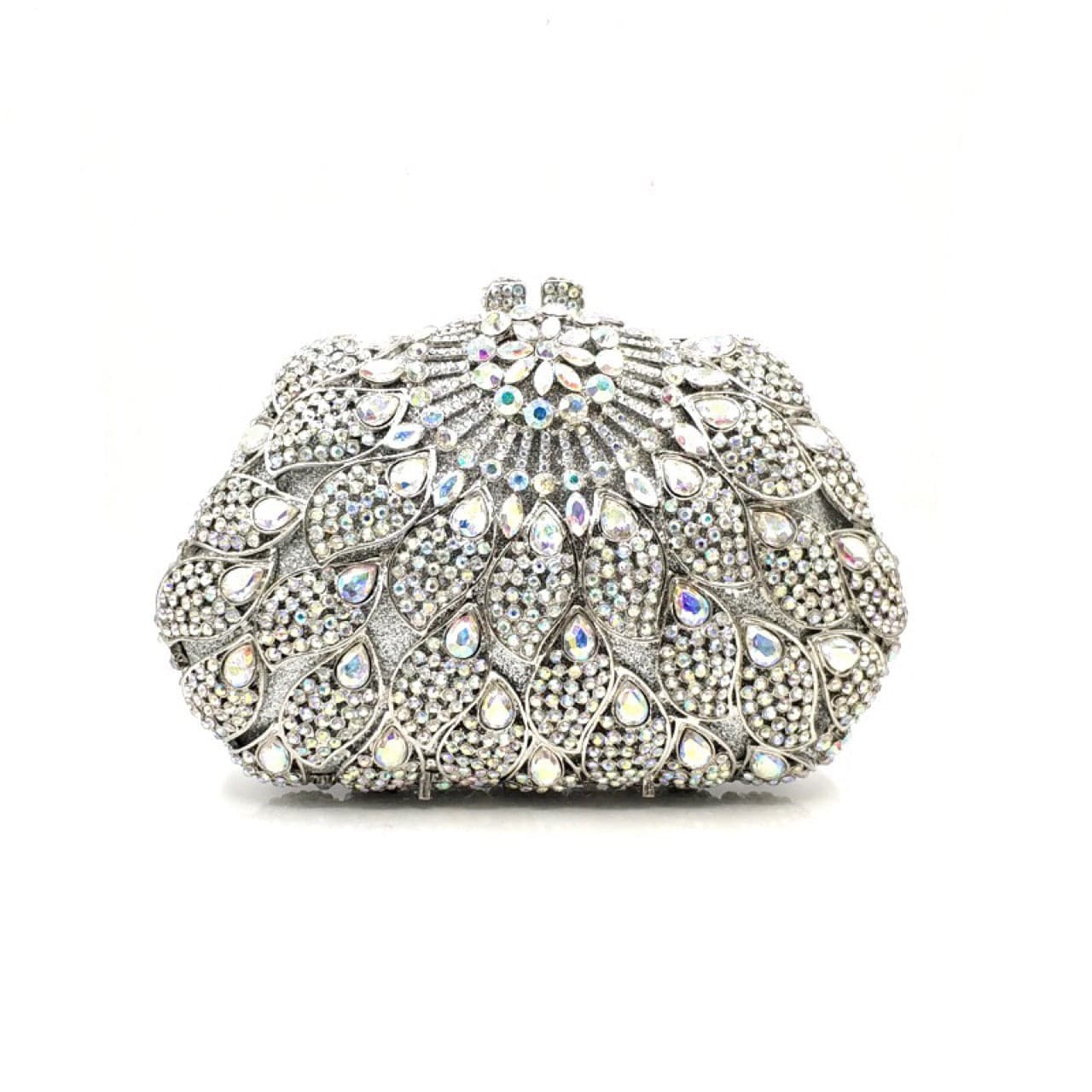 Hot Selling Glamorous Sparkling Rhinestone Clutches Bling Crystal Evening Party Clutch Handbag Purse for Women