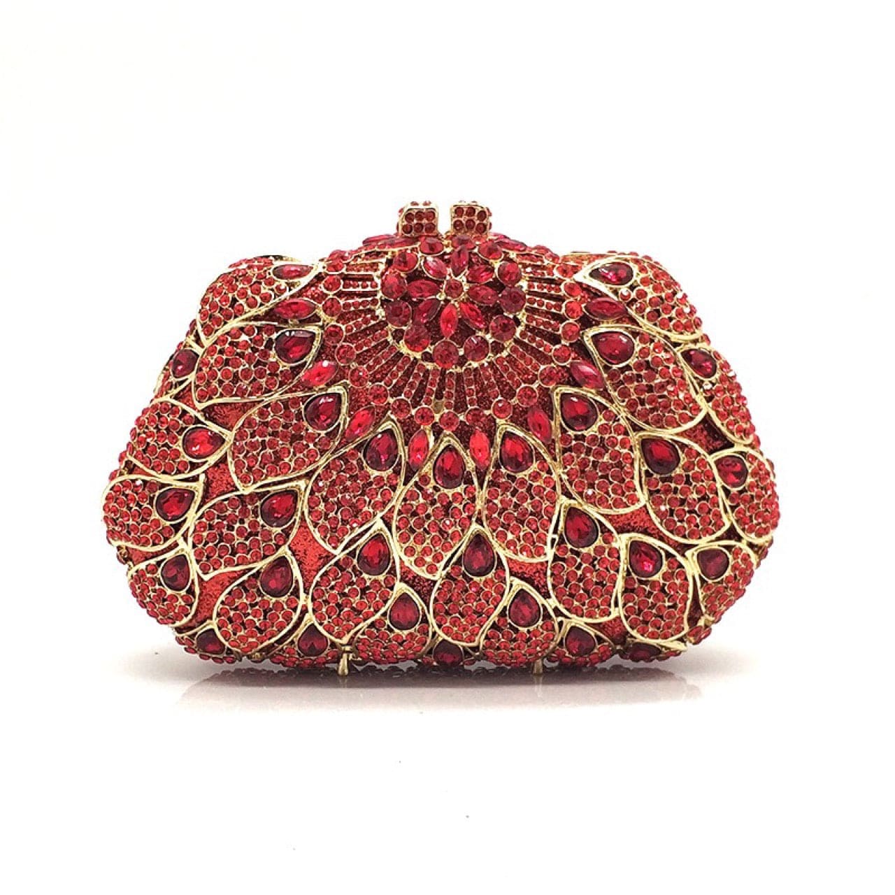 Hot Selling Glamorous Sparkling Rhinestone Clutches Bling Crystal Evening Party Clutch Handbag Purse for Women