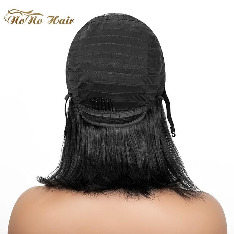 Hot Selling Natural Color 100% Virgin Remy Human Hair straight Bob lace front human Hair wigs for black women