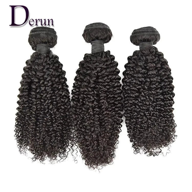 Hot Selling Qingdao Derun Brazilian Hair One donor Virgin Hair Cuticle Aligned kinky curly Human Hair