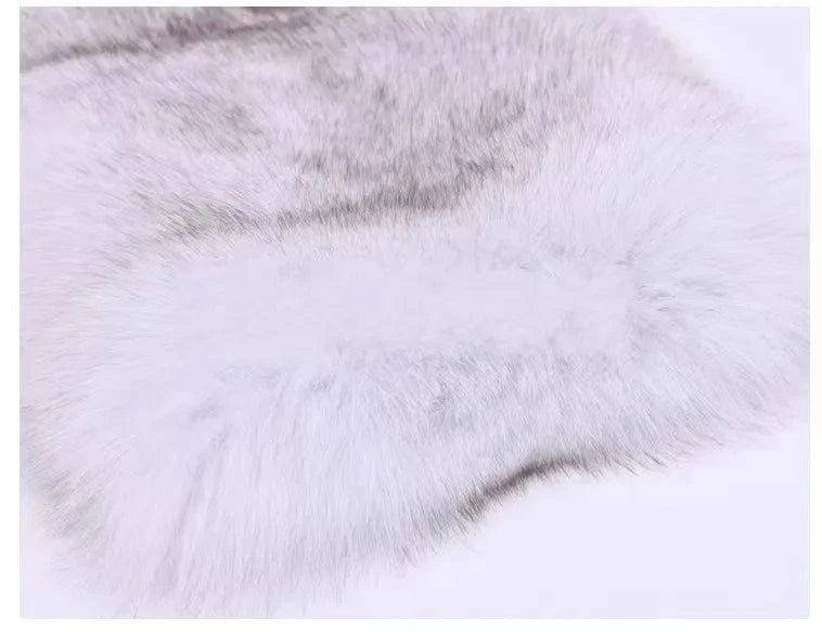 Hot selling winter plus size women's clothing faux fur fox coat jacket faux fur coat