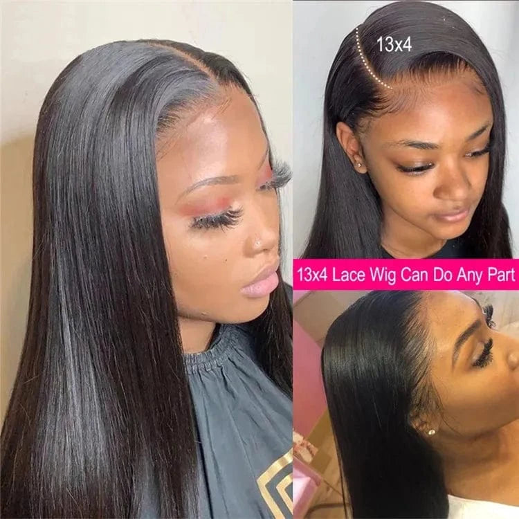 Hote selling HD lace 13*6 frontal wig 22 24 26 28 30 32inch straight body deep water curly wave 150% density kinky straight w