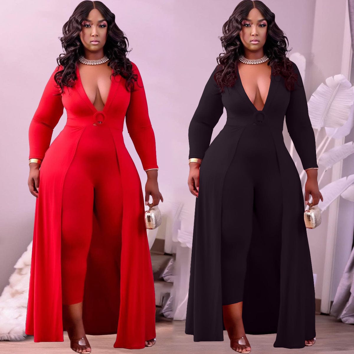 HT-6077 Plus Size Solid Color Women'S Clothing New Design Women And Girl Outfits Casual