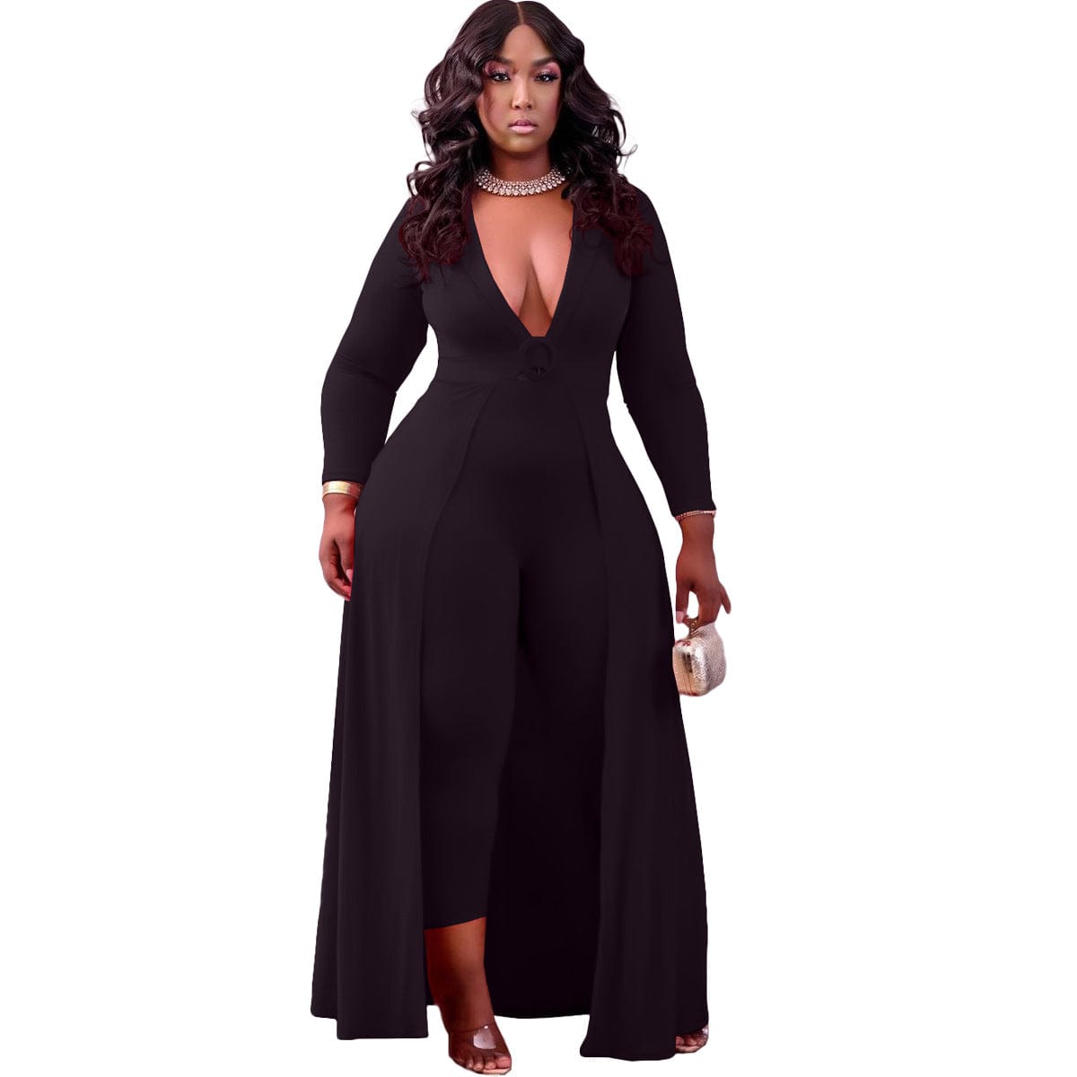 HT-6077 Plus Size Solid Color Women'S Clothing New Design Women And Girl Outfits Casual