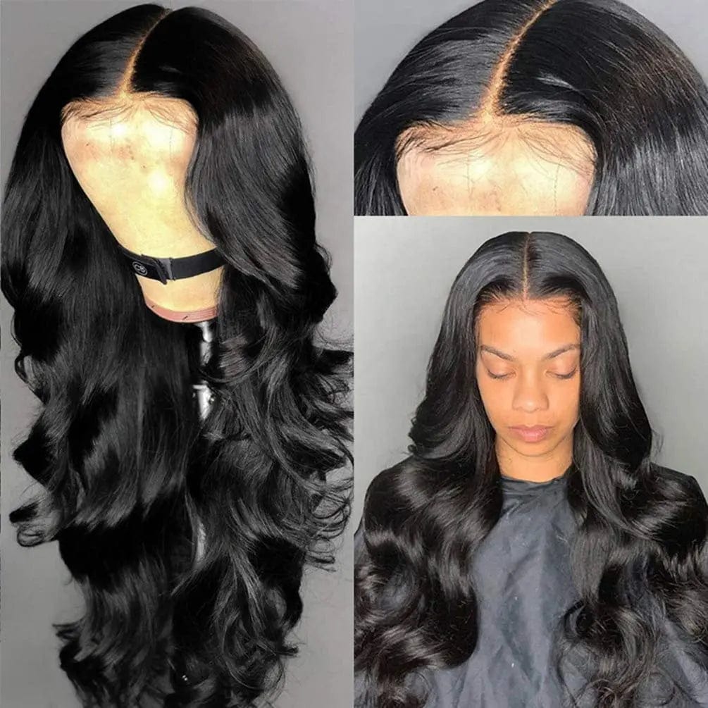 Human hair wigs 13*4 HD Transparent brazilian lace