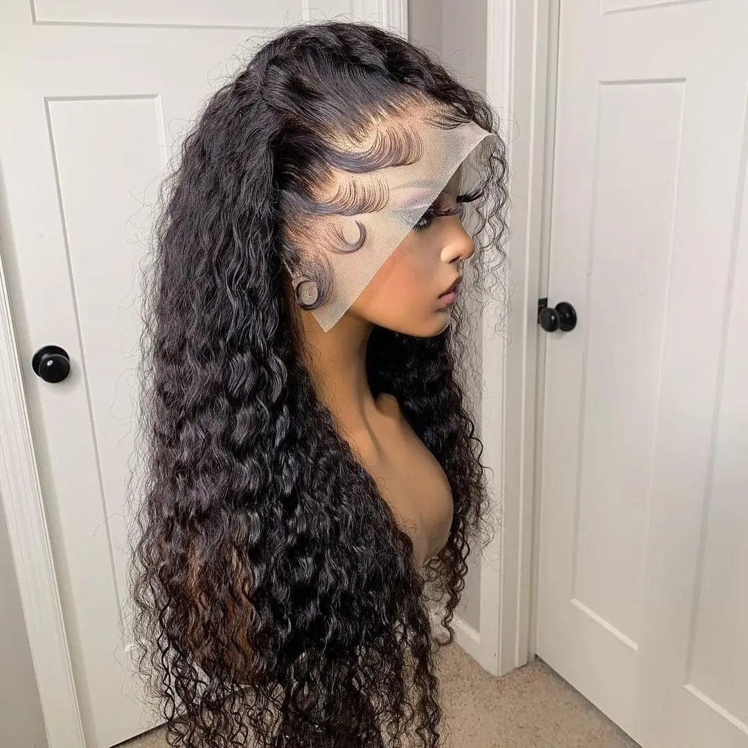 Human hair wigs 13*4 HD Transparent brazilian lace