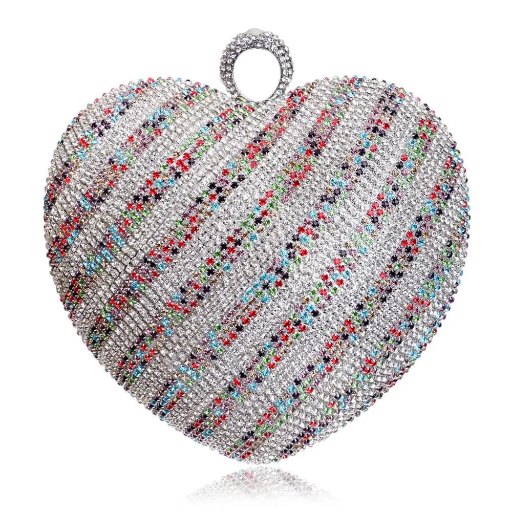 In 2022, the factory wholesale customized double-sided pearl heart pearl handbag party girl wedding bag bride evening bag