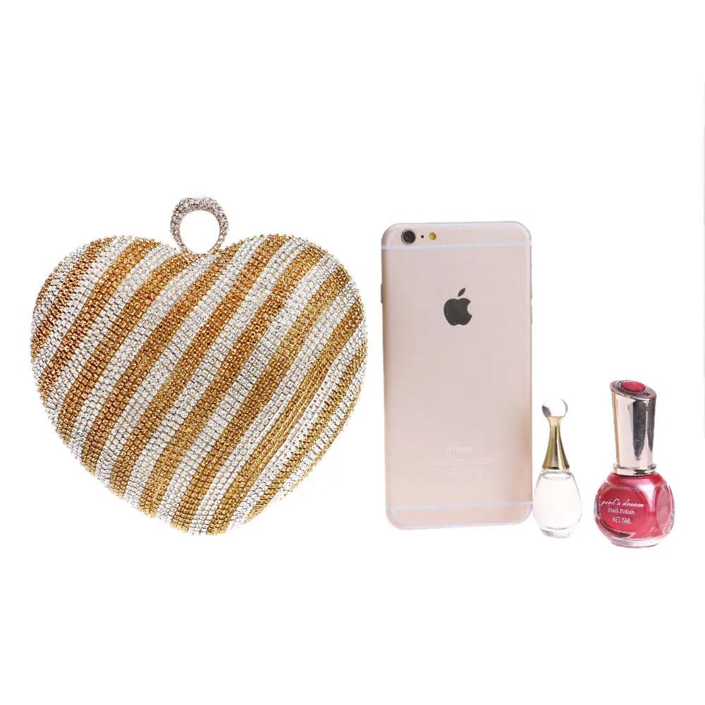 In 2022, the factory wholesale customized double-sided pearl heart pearl handbag party girl wedding bag bride evening bag