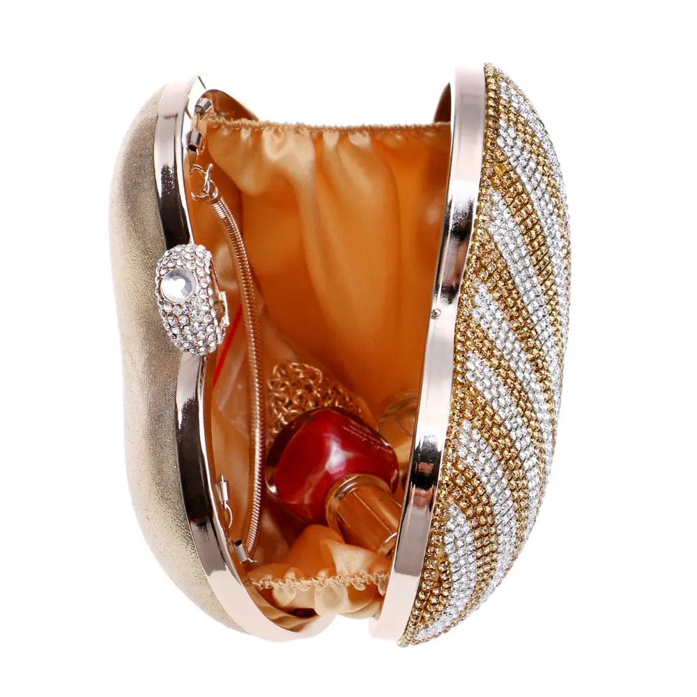 In 2022, the factory wholesale customized double-sided pearl heart pearl handbag party girl wedding bag bride evening bag