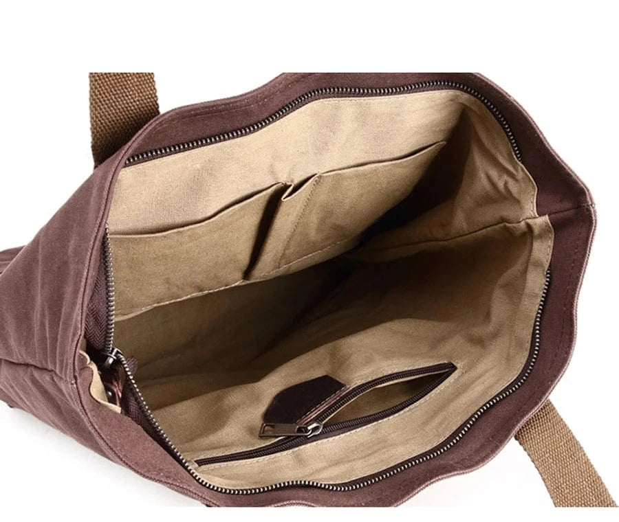 In Stock Cotton Canvas handbag lady purse tote shoulder handbag