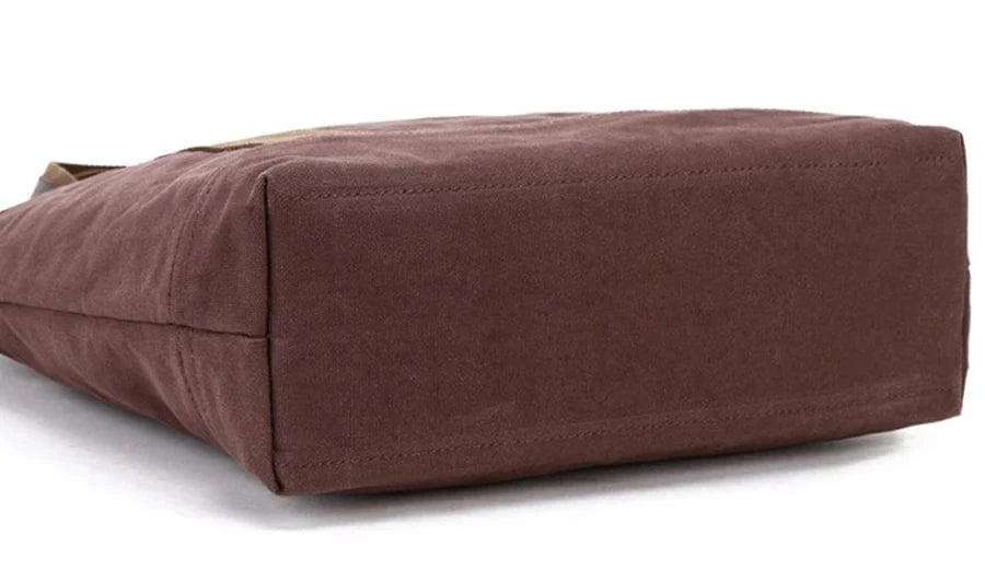 In Stock Cotton Canvas handbag lady purse tote shoulder handbag