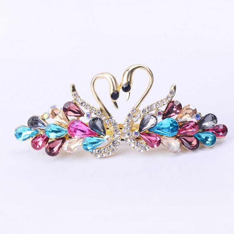 in stock! korean new style hair clip alloy color lovely luxury fashion rhinestone high quality sexy hair accessories