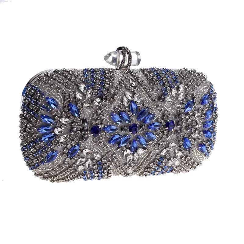India Style Bling Beaded Diamond Fashion Evening Bags Beaded Sequins Handmade Clutch Ladies Rhinestone Crystal Wedding Bags