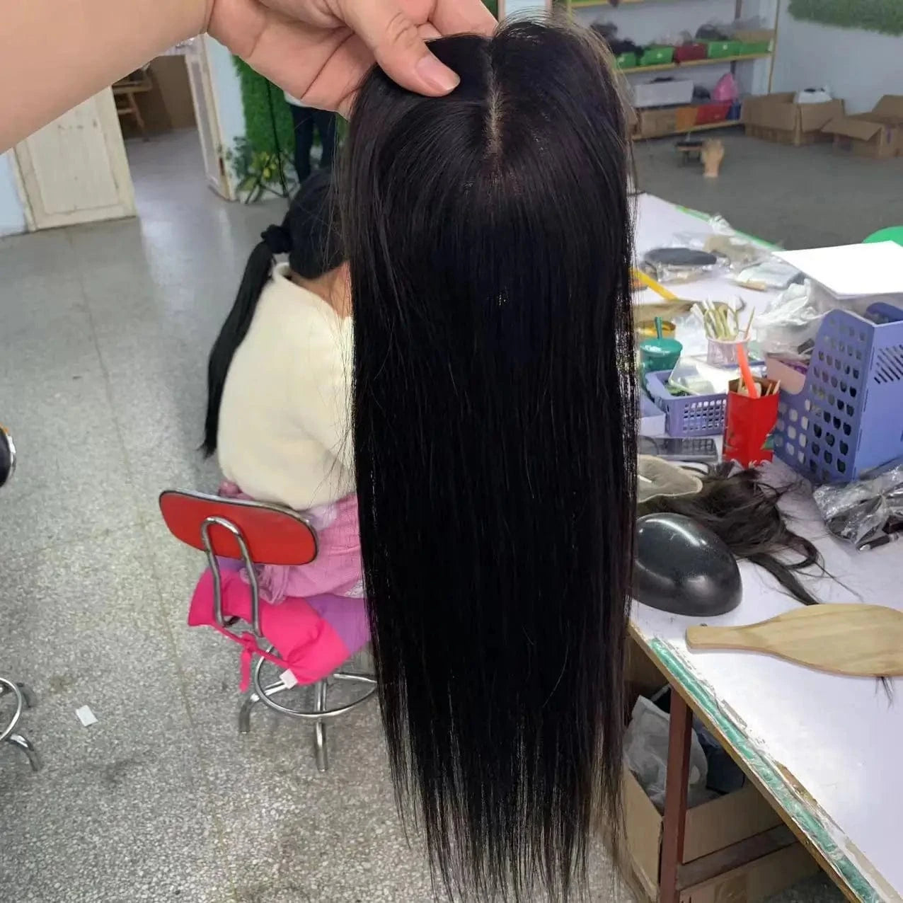 Inject Silk Base Closure Burmese Human Hair Silk Base Topper
