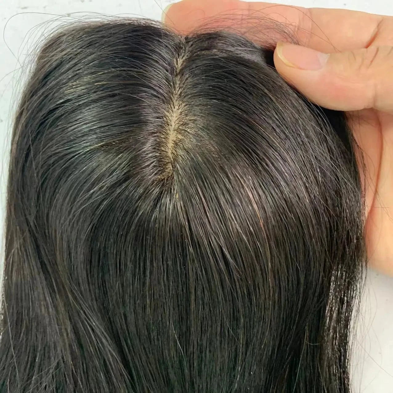 Inject Silk Base Closure Burmese Human Hair Silk Base Topper