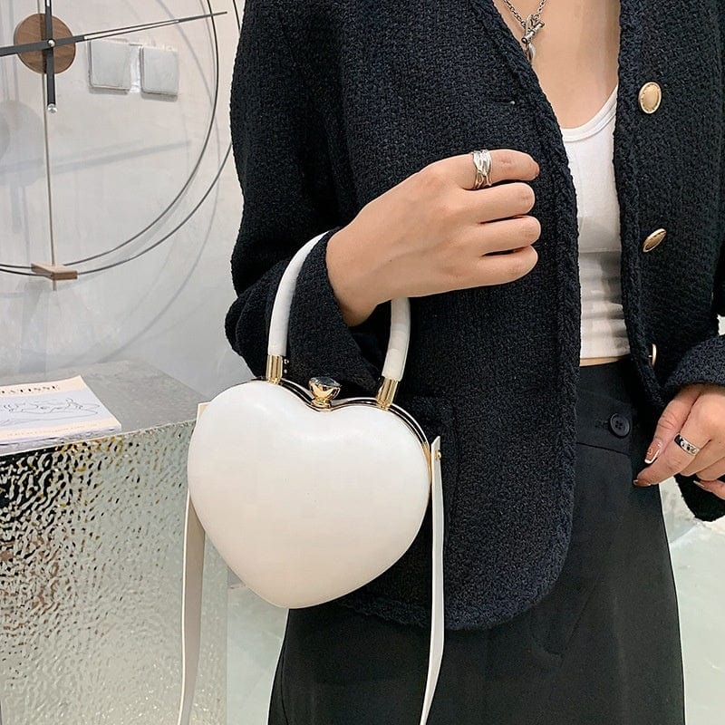 Ins Fashion Acrylic Heart Shaped Bags Purses 2022 Ladies Crossbody Purses and Handbags For Women Luxury