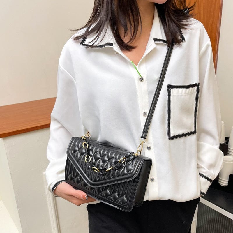 Ins Fashion PU Crossbody Hand Bags Women Handbags Ladies Shoulder Chain Purses 2022 Handbags