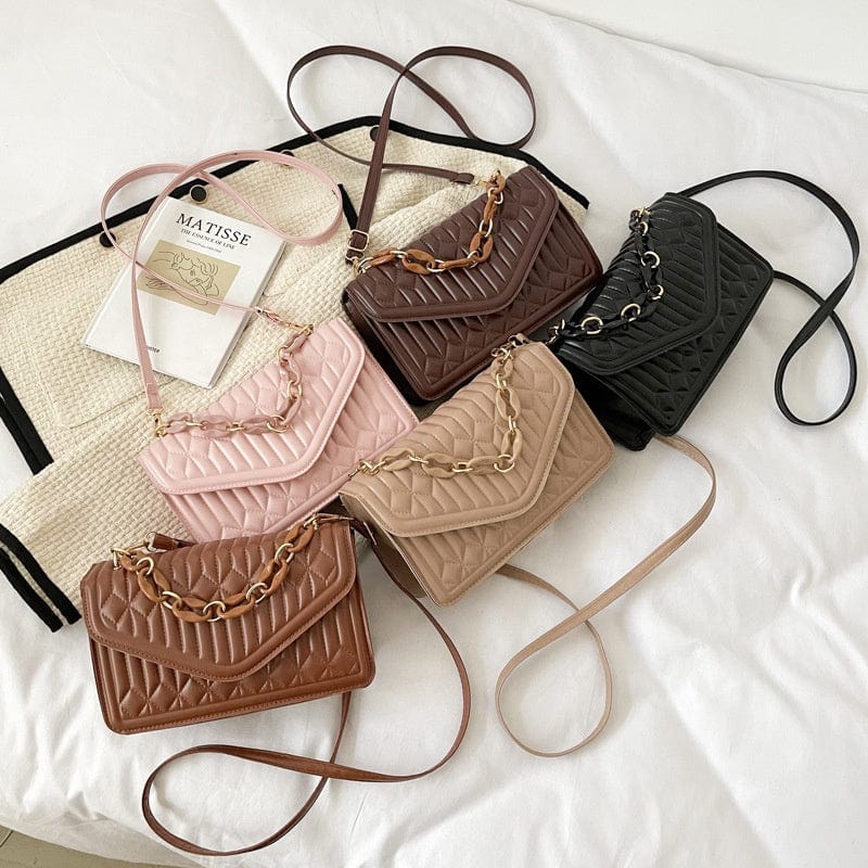 Ins Fashion PU Crossbody Hand Bags Women Handbags Ladies Shoulder Chain Purses 2022 Handbags