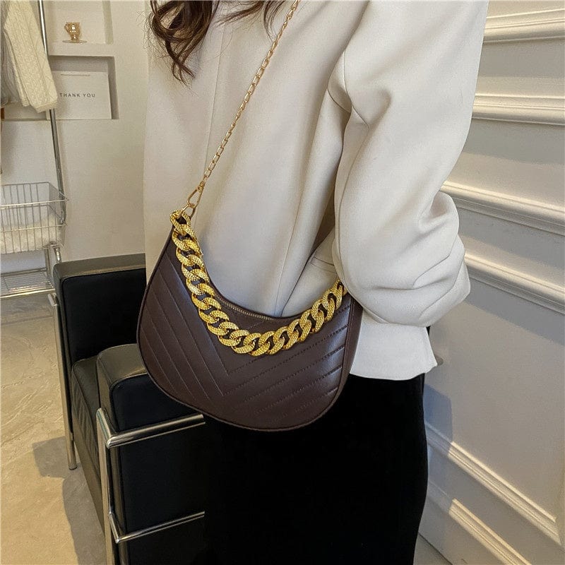 Ins Fashion Retro Chain Bags Women Handbags Ladies Shoulder 2022 Crossbody Purses and Handbags Women