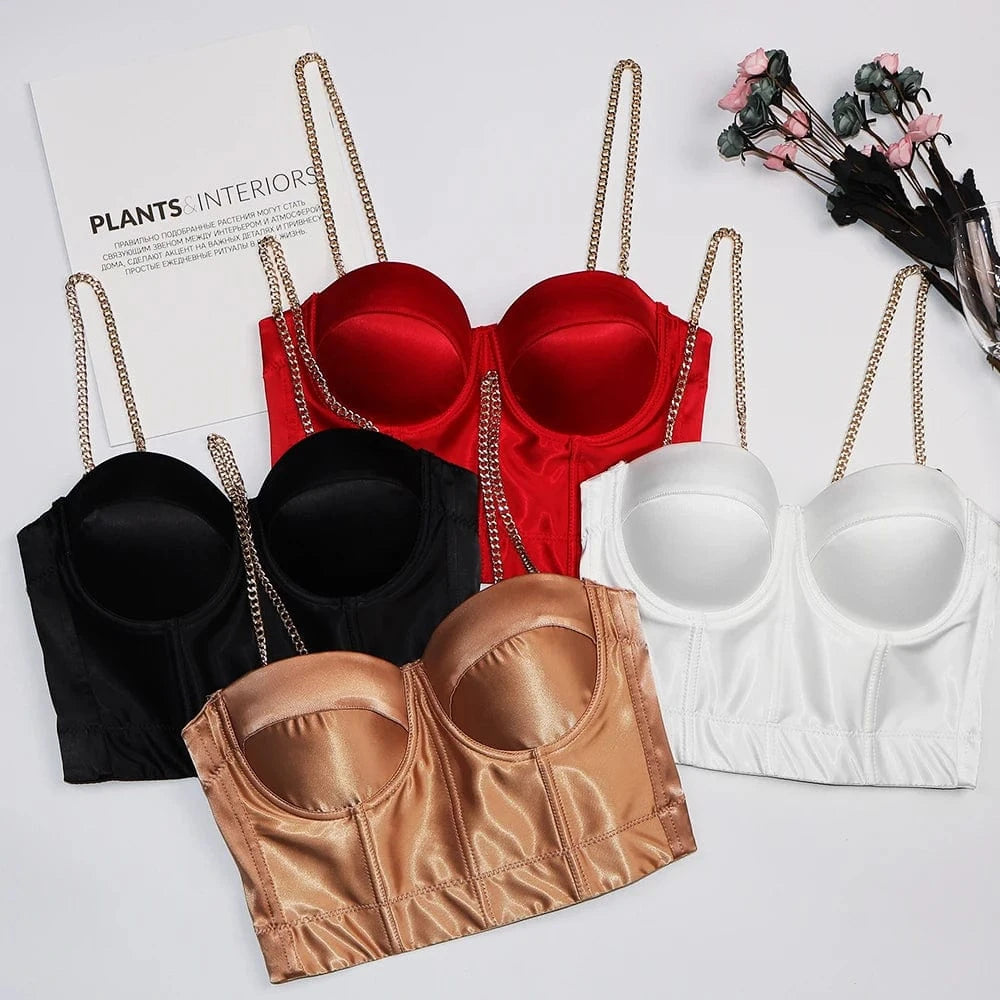 Ins Wholesale Shining Diamond Bra Underwear Women's Top Standard Womens Tops Knitted Women's Tops with Lace Non-woven Per Bag