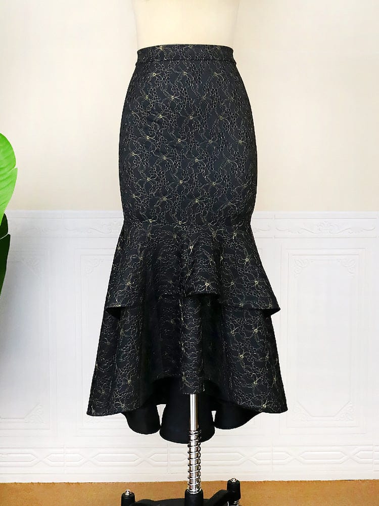 J&H 2023 new arrivals hot sale 4xl plus size dress fashion latest design slim fit high quality tulle skirt for party wears