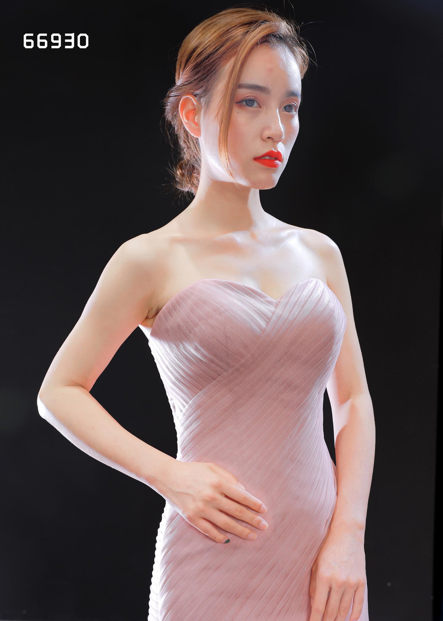 Jancember RSM66930 Women Mermaid Evening Dress Lace Pink Prom Dresses Sexy Party Flower Dress