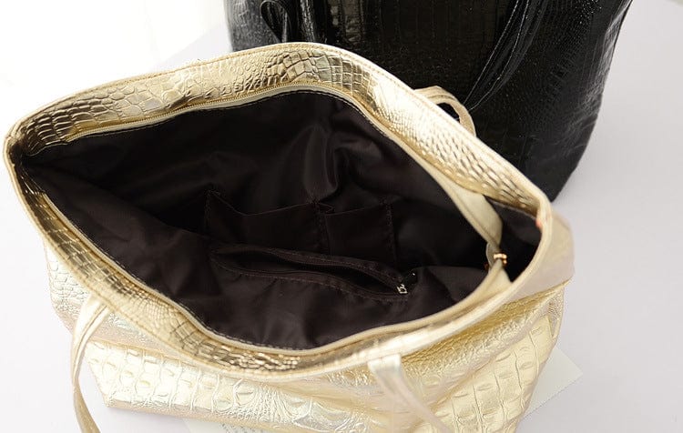 JANHE Drop Shipping sac a main bolsa feminina Designer Women Clutch Ladies Large crocodile Tote Bag Big Purse And Handbags