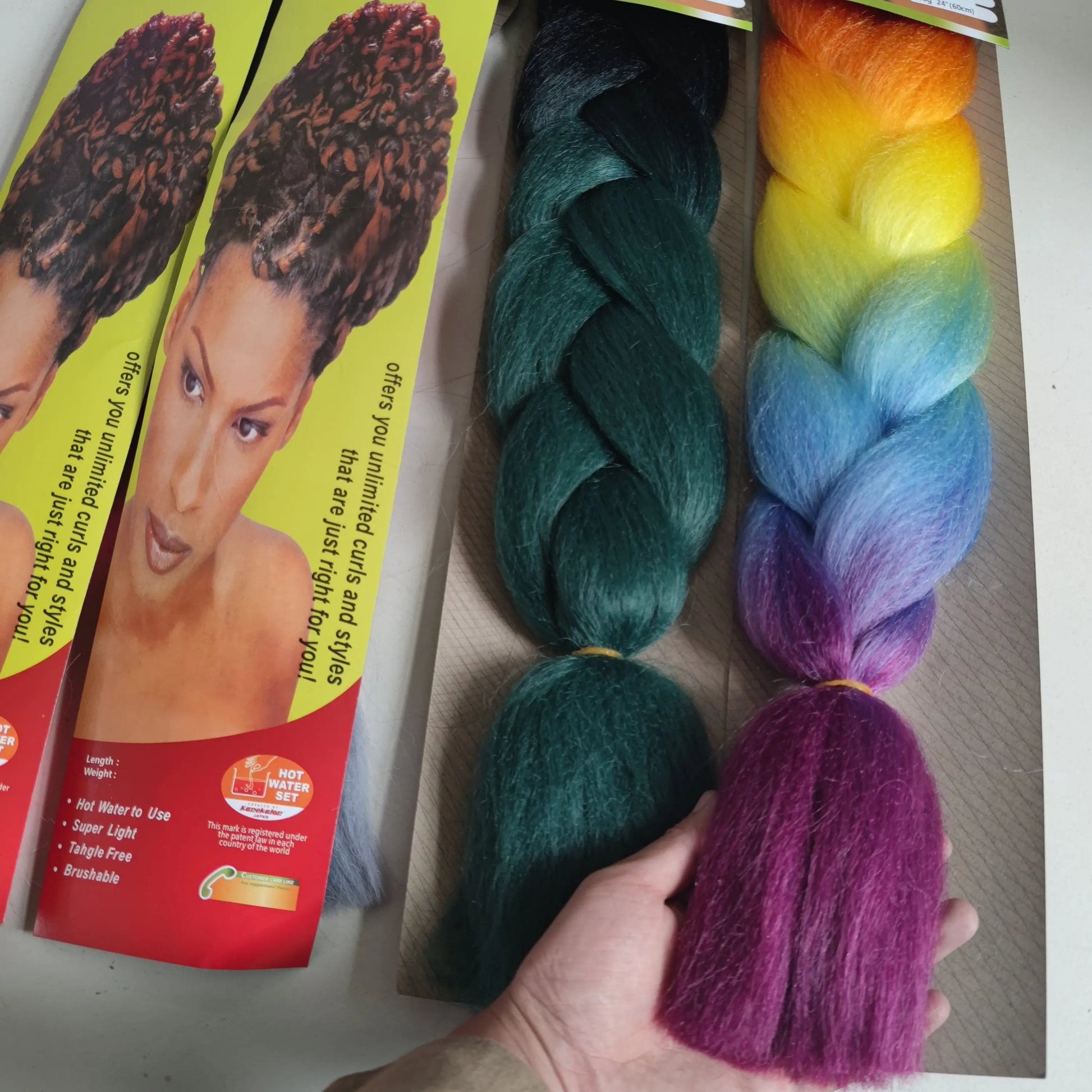 Jumbo Synthetic Braiding Hair 24 inch Ombre Color Synthetic Hair Braids Pre Stretched Wholesale Braiding Hair Extensions