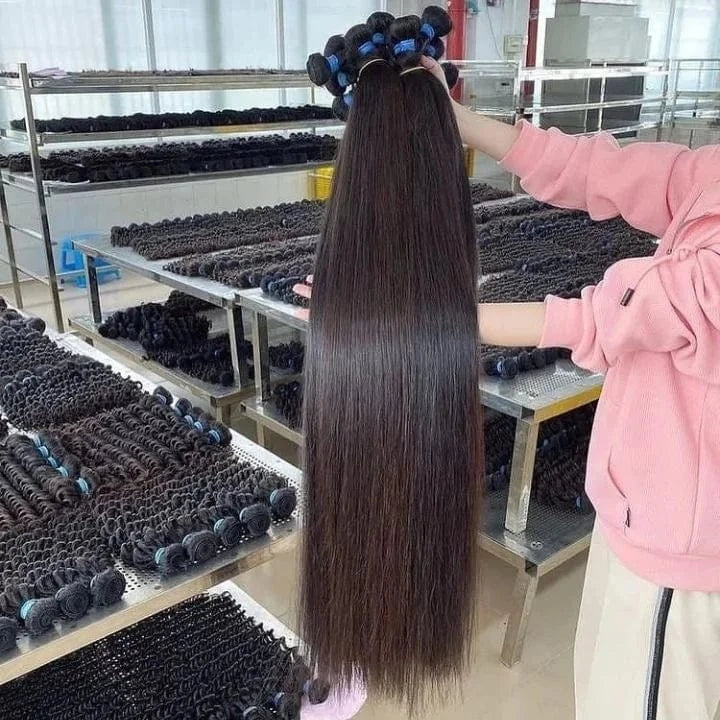 KBL can be customized 50 inch long hair,mink brazilian hair wholesale factory price ,cheap virgin hair weave