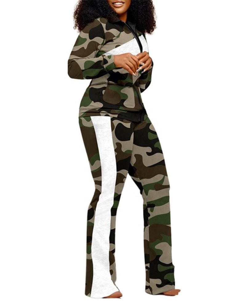 kc Printed Fashion women's clothing 2-piece set new