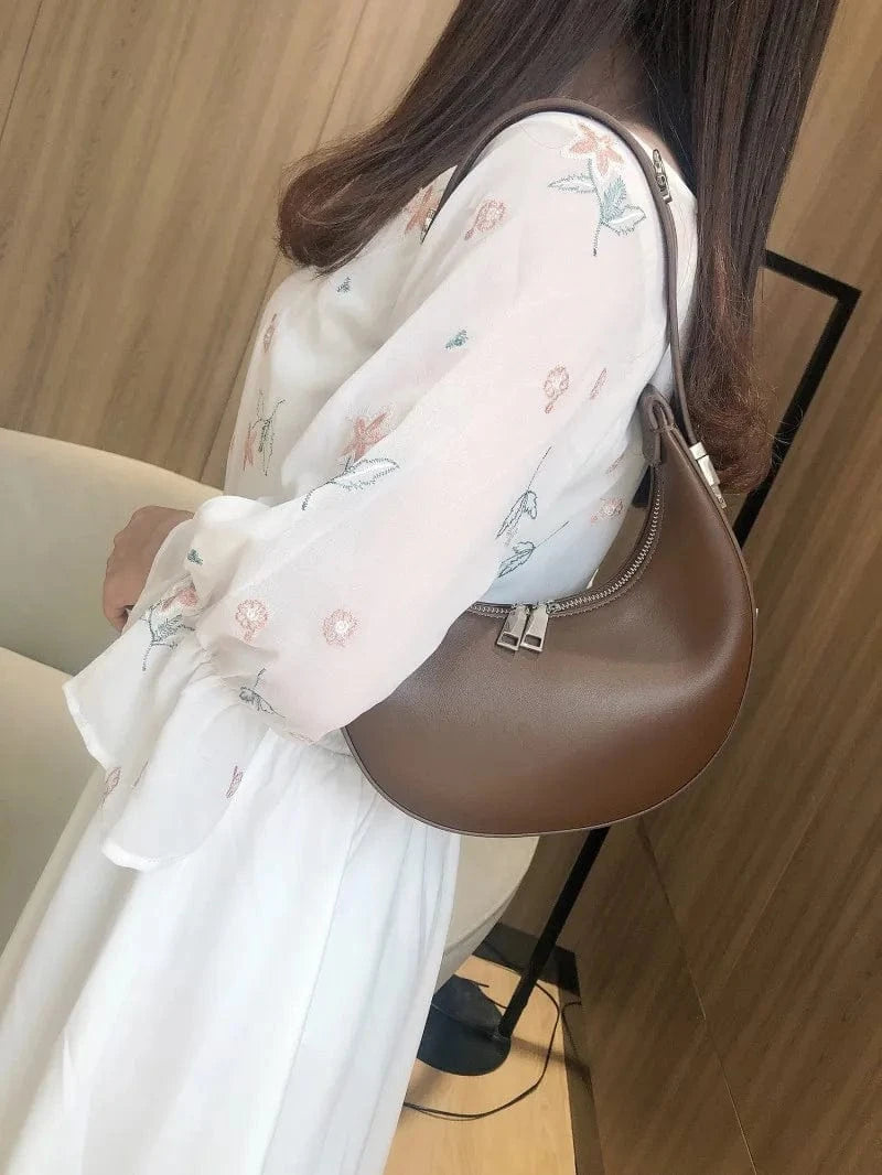 Khaki Factory new luxury handbags for women pu leather plain sling bag custom 2023 ladies hand bags