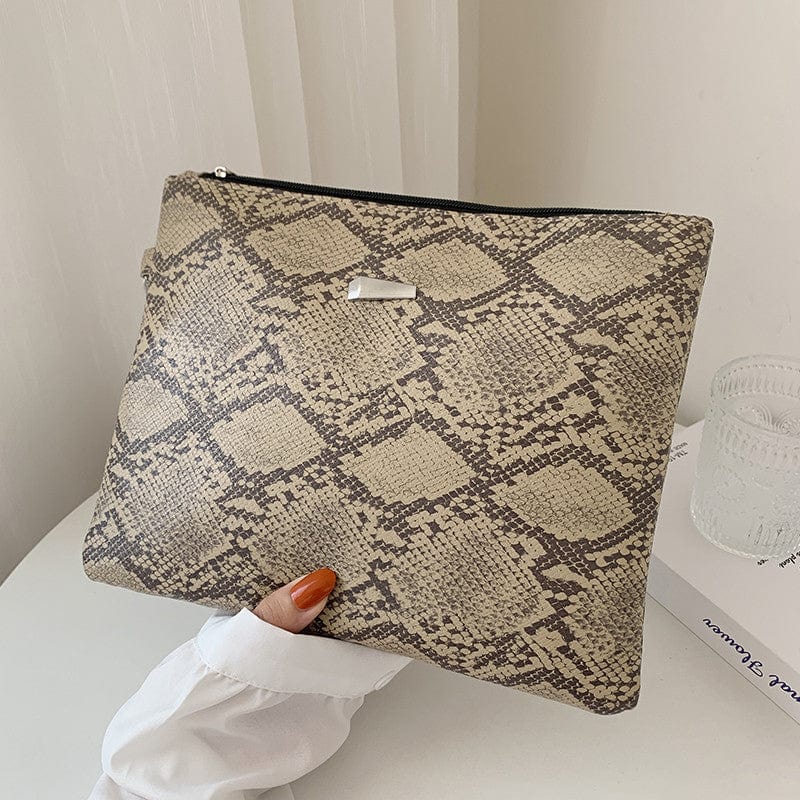 khaki Factory Wholesale Handbags 2022 young lady snake pattern bags lady fashion design purses for women