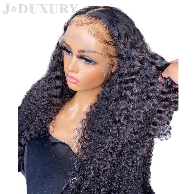 kinky curl hd full lace human hair wigs for black women 360 hd lace wig for black women boutique wig vendor