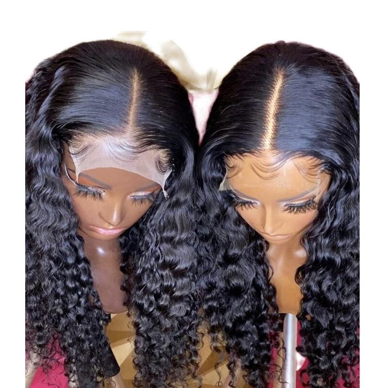 kinky curl hd full lace human hair wigs for black women 360 hd lace wig for black women boutique wig vendor