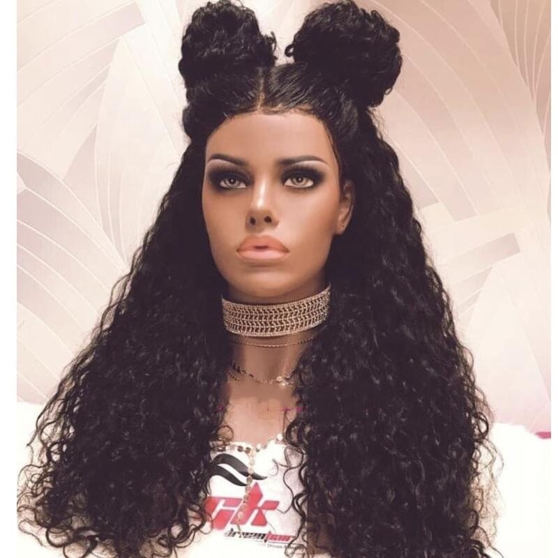 kinky curl hd full lace human hair wigs for black women 360 hd lace wig for black women boutique wig vendor