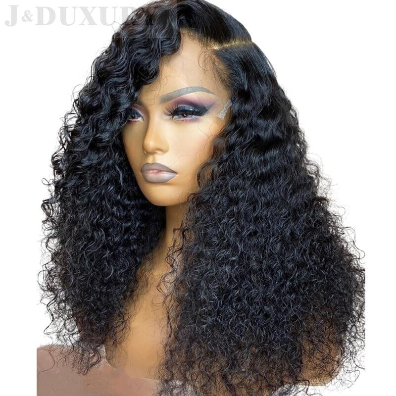 kinky curl hd full lace human hair wigs for black women 360 hd lace wig for black women boutique wig vendor