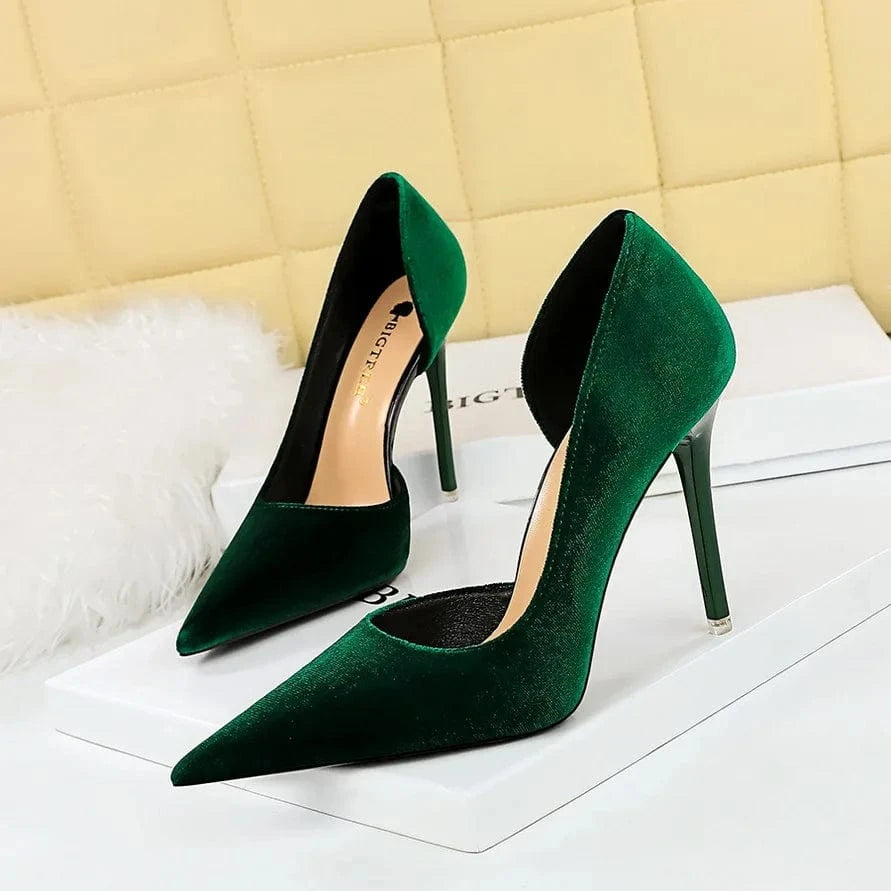 Kitten Heel 2023 New Women Office Pumps Sexy Party Stiletto Wedding Shoes Large Size 43 Female Luxury Heels