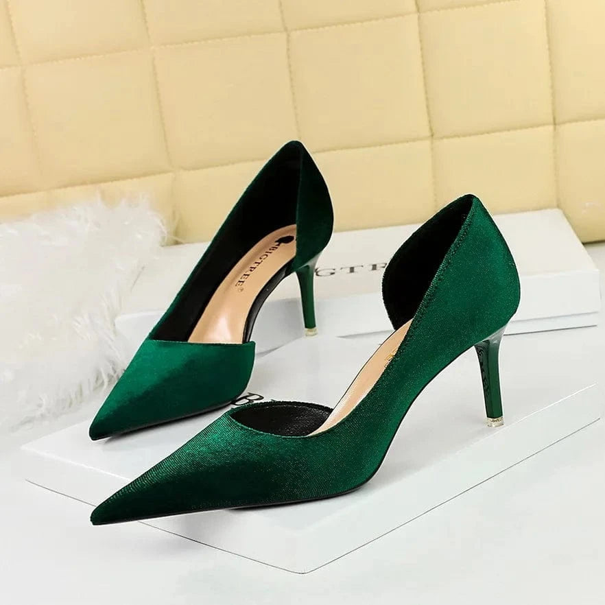 Kitten Heel 2023 New Women Office Pumps Sexy Party Stiletto Wedding Shoes Large Size 43 Female Luxury Heels