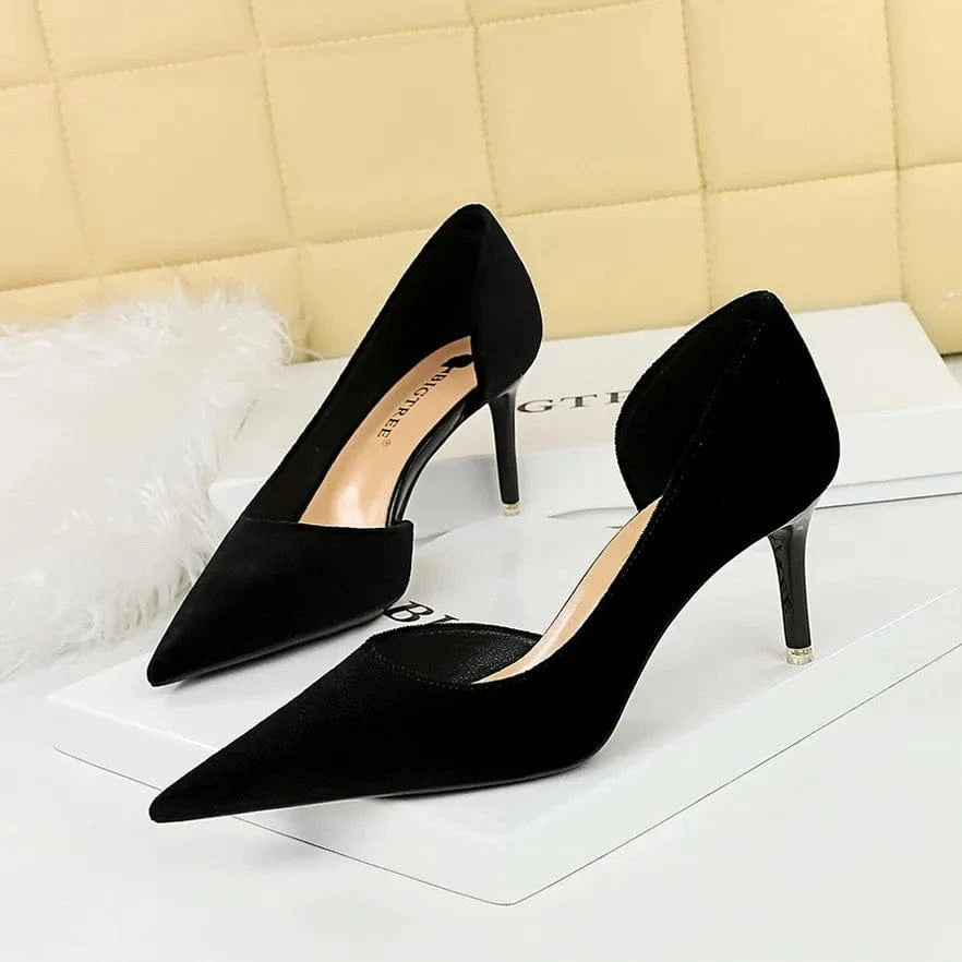 Kitten Heel 2023 New Women Office Pumps Sexy Party Stiletto Wedding Shoes Large Size 43 Female Luxury Heels