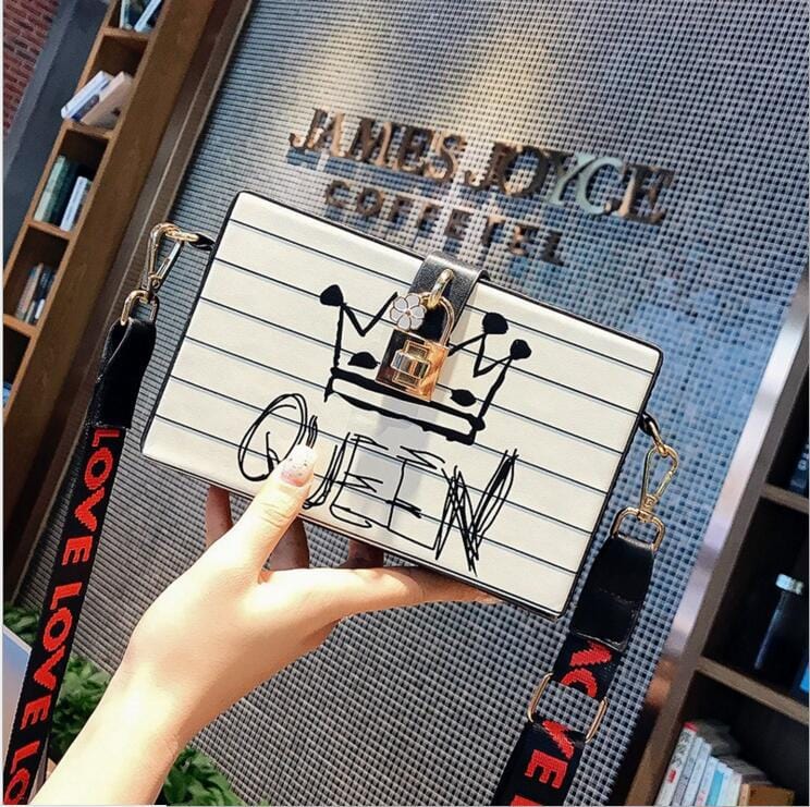 Korean Style Sling Bags Women Handbags Queen Square Ladies Shoulder Bags Cross Body Purses