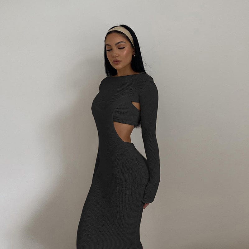 L / black Free shipping fall women clothes 2 piece outfit wholesale boutique t shirt sets womens clothing formal dress