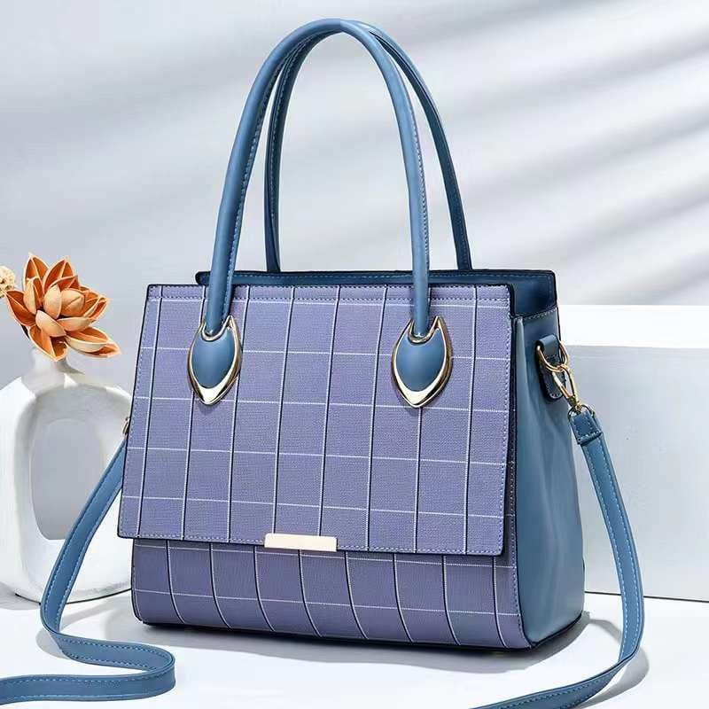 L / Blue 2022 fashion simple trending big party crossbody bag luxury ladies shoulder bag large capacity hot selling handbags