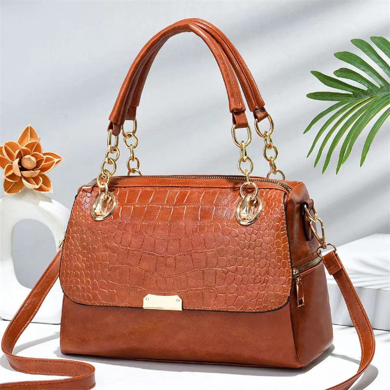 L / Earthy yellow 2022 new arrival stone pattern party messenger bag luxury women high quality shoulder bag fashion hot selling handbags