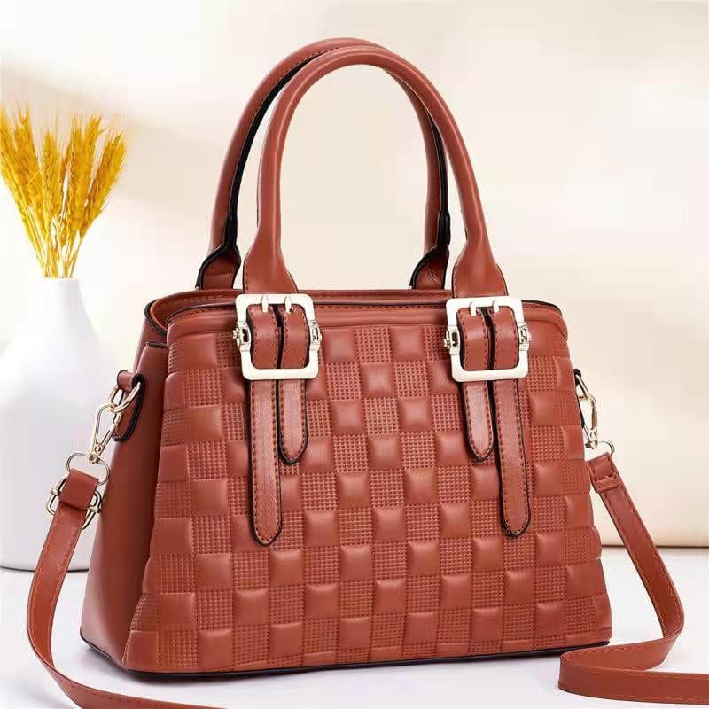 L / Earthy yellow 2022 New fashion Large capacity ladies shoulder bag Factory wholesale cross body bag leather commuting women hand bags handbags