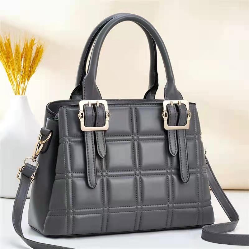L / Gray 2022 New fashion factory wholesale large capacity shoulder commuting cross body bag Leather woman bags women hand bags handbags