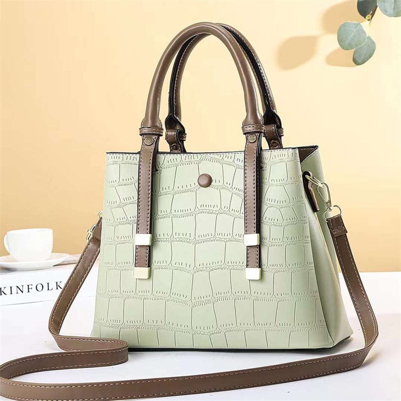 L / green stone pattern high quality party messenger bag large capacity luxury ladies shoulder bag fashion wholesale handbags